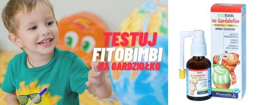 TESTOWANIE: wypróbuj FITOBIMBI - spray na gardło już od 1. roku życia!