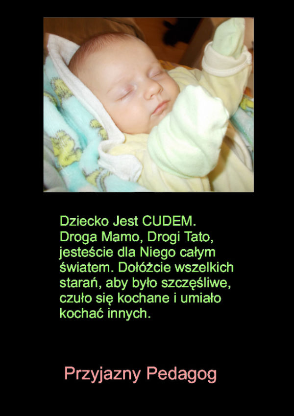 Dziecko jest cudem 